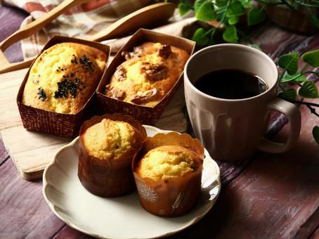 マフィン.1 マフィン,珈琲,スイーツの写真素材