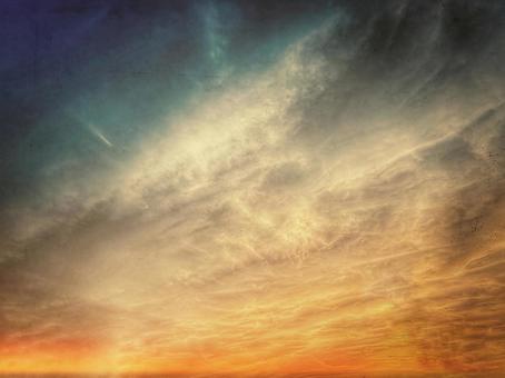 絵画みたいな夕景の写真