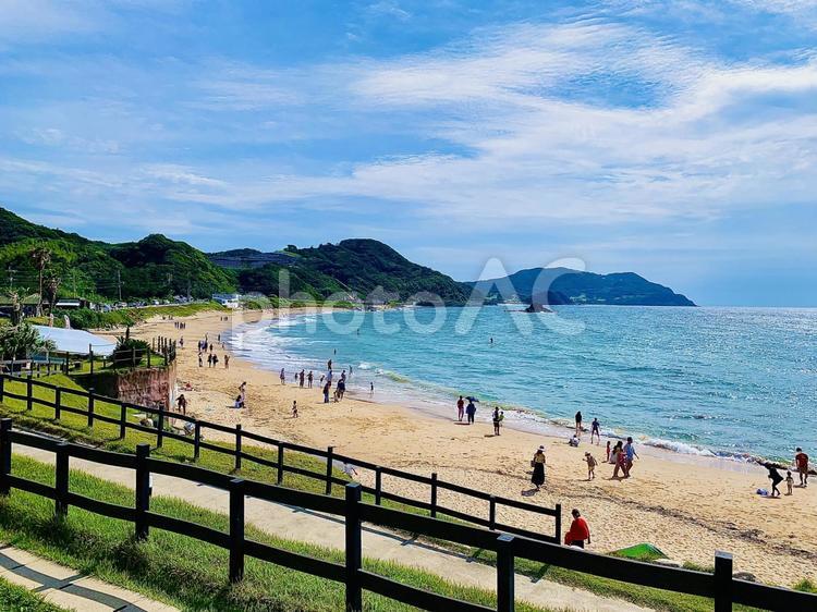 福岡　糸島　二見ヶ浦　海岸 糸島,福岡,絶景の写真素材
