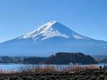 富士山 冬,風景,年賀状の写真素材