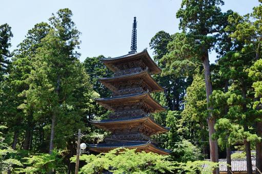 善法寺（ぜんぽうじ）山形県鶴岡市 善法寺,登録有形文化財,有形文化財の写真素材