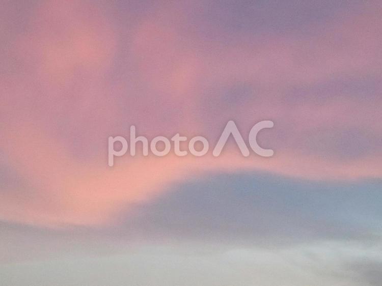 夕暮れの空 夕暮れ,空,天気の写真素材