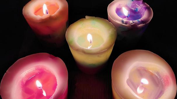 Candle Night 023, JPG Candle Night 023, candle, candle night, pastel, JPG