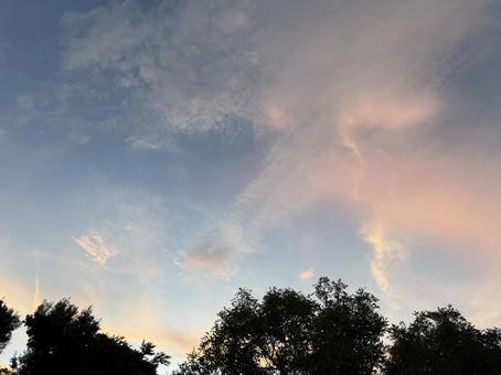 A fantastic evening sky, JPG