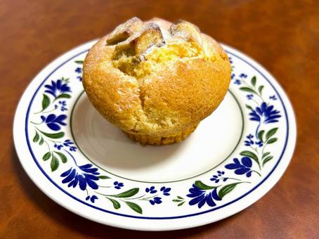 サツマイモのマフィン マフィン,さつまいも,焼き菓子の写真素材