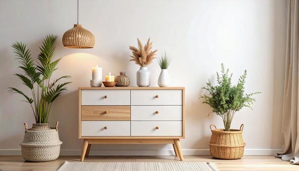 チェストのある部屋 チェストのある部屋の写真