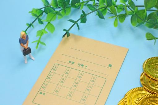 月謝袋　月謝のイメージ 月謝袋,月謝,習い事の写真素材