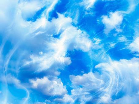 青空と遊ぶ風 青空と遊ぶ風の写真