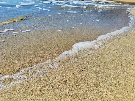 田原海水浴場　夏の海岸 田原海水浴場,海水浴場,海の写真素材
