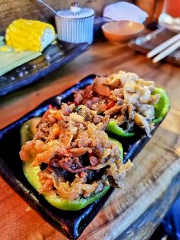 照片, 青椒, 青椒酿, 新鲜, 