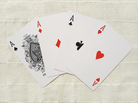 トランプのエース トランプのエース トランプ,エース,カードの写真素材