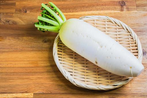 大根 金沢大根,野菜,根菜の写真素材