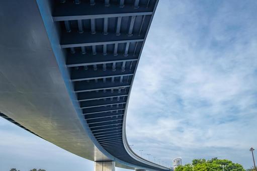 Back side of the road towards Tokyo Gate Bridge, JPG Back side of the road towards Tokyo Gate Bridge, JPG
