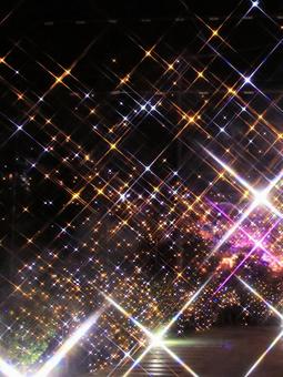 クリスマスイルミネーション イルミネーション,クリスマス,夜景の写真素材