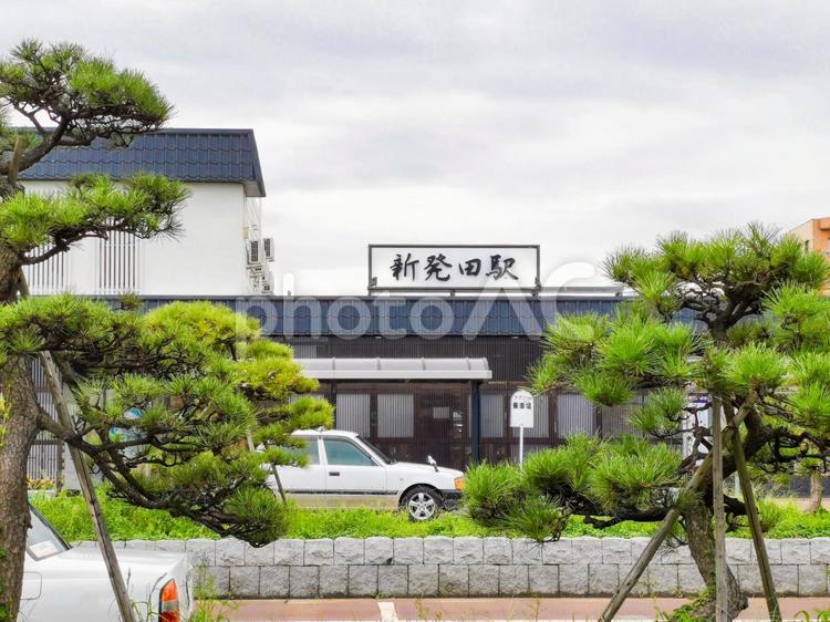 新潟県　JR新発田駅 jr新発田駅,新発田,新潟県の写真素材