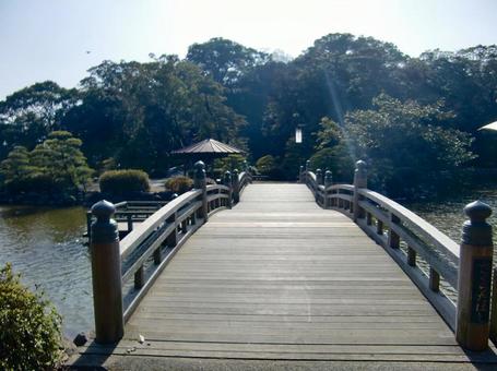 大村公園の橋の写真