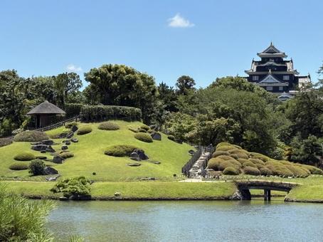 岡山後楽園 岡山後楽園 岡山,後楽園,庭園の写真素材