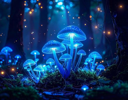 光るキノコ４の写真