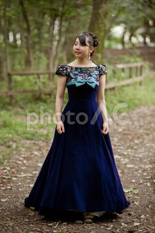 ウエディングドレスを着た女性　k113 女,人物,日本人の写真素材