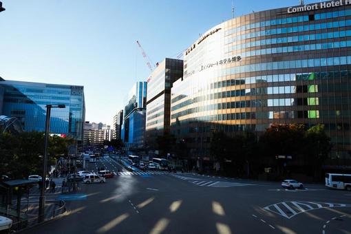 博多 博多,博多駅前,博多駅の写真素材