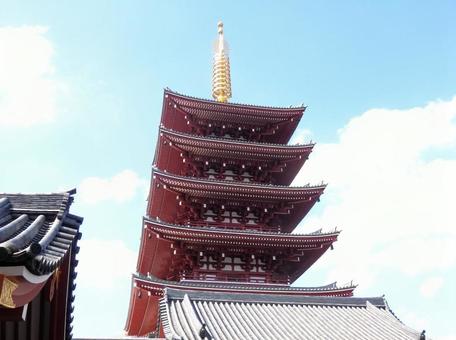【風景写真】浅草／浅草寺の風景 浅草,浅草寺,聖観音宗の写真素材