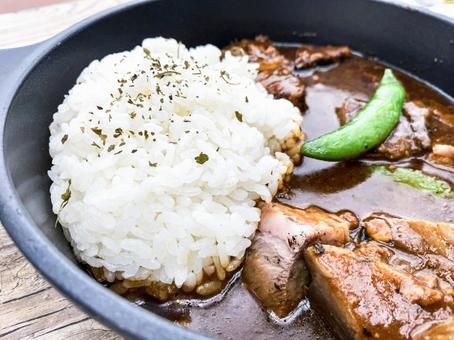スキレットカレー スキレットカレーの写真