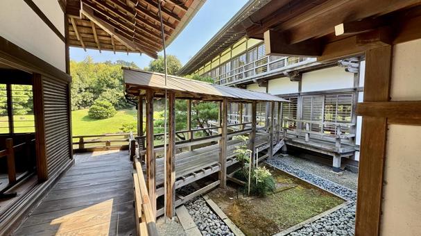 屋敷 建長寺,庭園,庭の写真素材