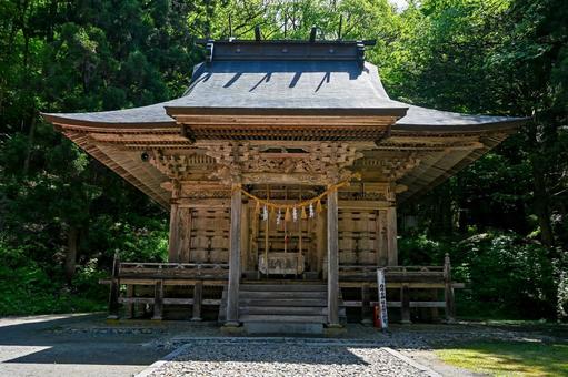 岩手・花巻市 丹内山神社 本殿 岩手・花巻市 丹内山神社 本殿の写真