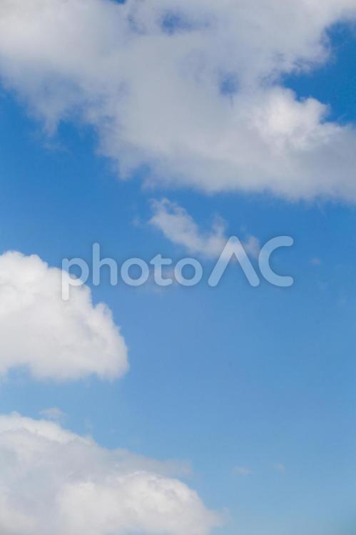 青空と雲 待ち受け 青空,雲,青の写真素材