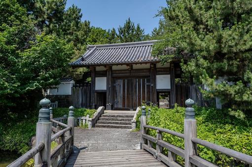 忍城 忍城 忍城,東門,青空の写真素材