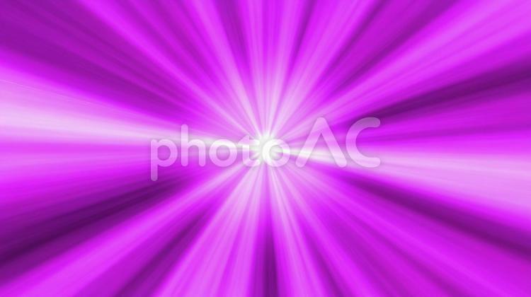 集中線背景　紫① 放射線,光,閃光の写真素材