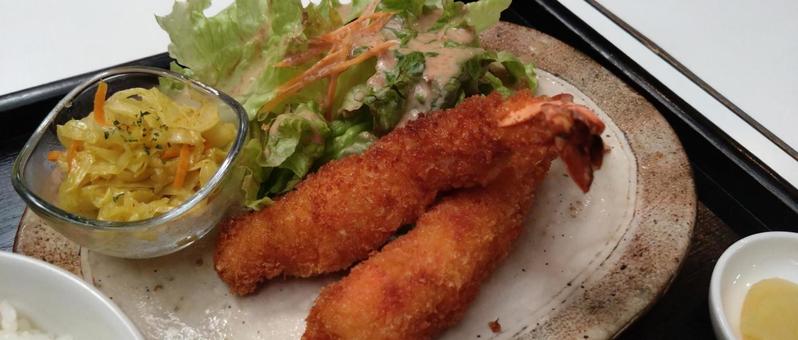 エビフライ定食 エビフライ定食 エビフライ,定食,ランチの写真素材