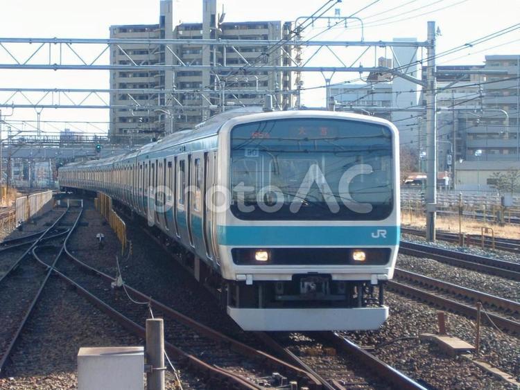 209系500番台ウラ80　蕨駅 209系,209系500番台,ウラ８０の写真素材