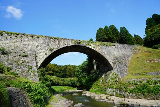 熊本 山都町 通潤橋7  通潤橋,石橋,橋の写真素材