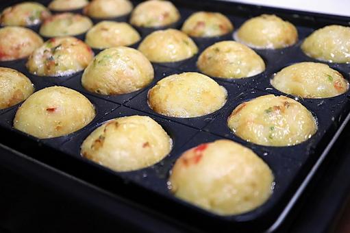 タコヤキ タコヤキ タコ焼き,手作り,食べ物の写真素材
