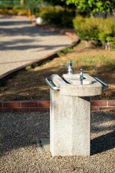 Photo, drinking fountains, park, heatstroke, 