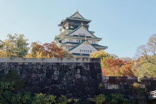 大阪城天守閣11 大阪城,天守閣,城の写真素材
