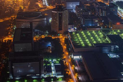 都市夜景 都市夜景の写真
