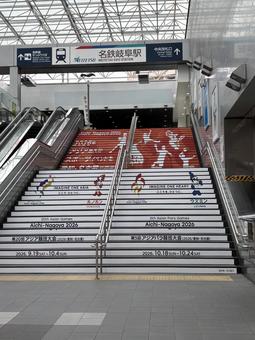 名鉄岐阜駅 風景 名鉄岐阜駅 風景 名鉄岐阜駅,風景,駅前の写真素材