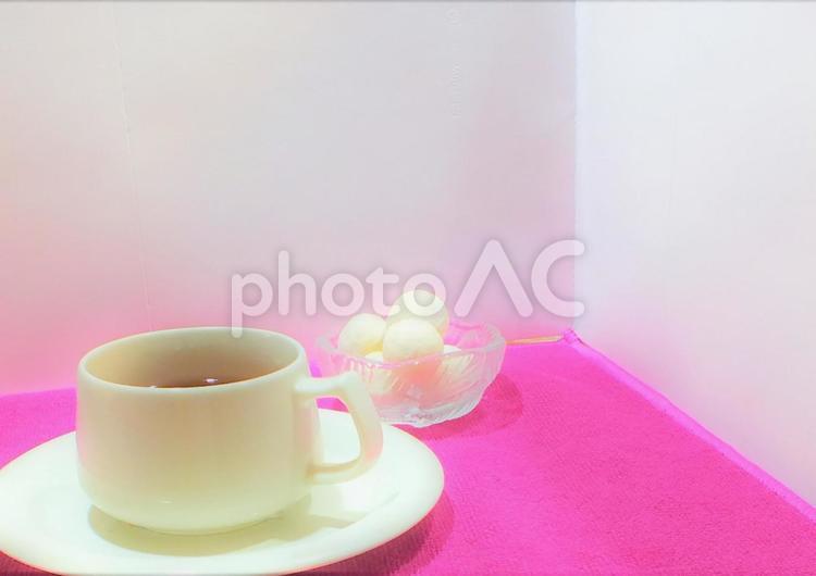 ほっとひととき コーヒーカップ,コーヒー,ホットの写真素材