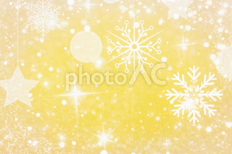 クリスマスの黄色の背景素材イエロー クリスマス,黄色,背景の写真素材