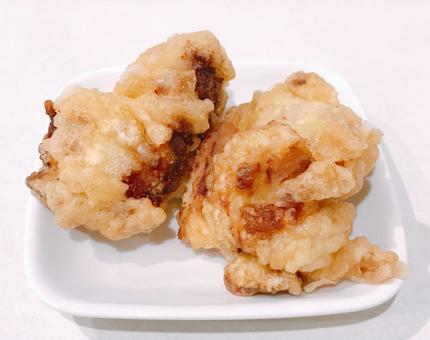 鶏天 鶏天,とり天,郷土料理の写真素材