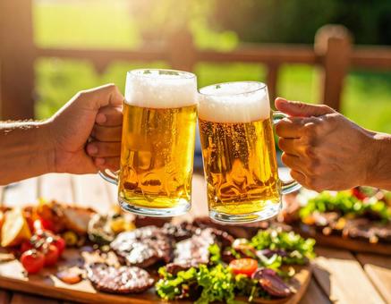 ビールとステーキで乾杯!夏ごちそうタイム ビールとステーキで乾杯!夏ごちそうタイムの写真