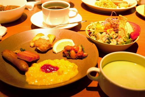 ホテルの朝食ビュッフェ 7 ホテルの朝食ビュッフェ 7の写真