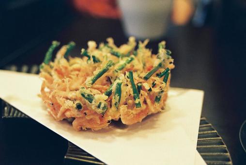 桜エビのかき揚げ 桜エビ,天ぷら,かき揚げの写真素材