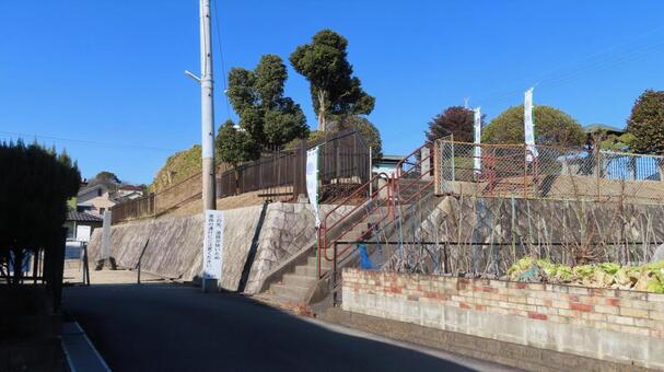 緒川城跡　徳川家康の生母出生地 緒川城,小川城,緒川城跡の写真素材