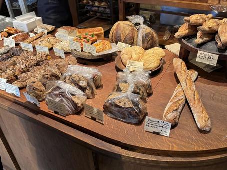 美味しそうなパン売り場 パン,パン屋さん,ベーカリーの写真素材