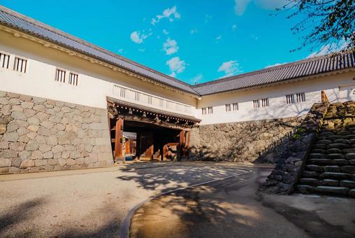 【山形】山形駅の周辺 山形城跡 霞城公園 【山形】山形駅の周辺 山形城跡 霞城公園 山形,霞城公園,銅像の写真素材