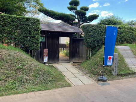 佐倉の武家屋敷の門 武家,屋敷,門の写真素材