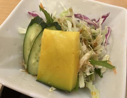 かぼちゃサラダ かぼちゃ,サラダ,きゅうりの写真素材